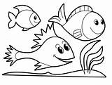 Pole Fishing Coloring Fish Getdrawings sketch template