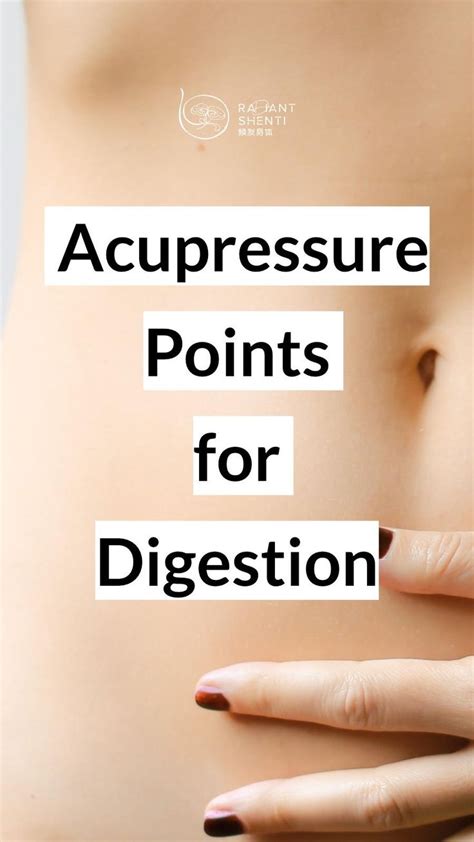 Acupressure Points For Digestion Natural Remedies For Digestion