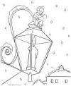 scenes  christmas coloring pages