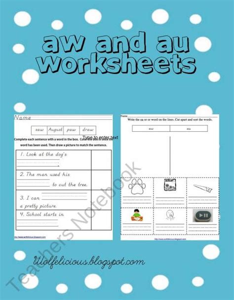 aw  au worksheets product  wolfelicious  teachersnotebookcom