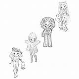Coloring Surprise Pages Dolls Lol Omg Fashion Filminspector sketch template