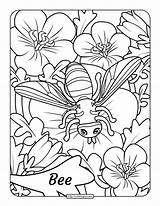 Bumble Coloringoo Bumblebee sketch template