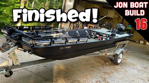 jon boat build complete overview    weldbilt youtube