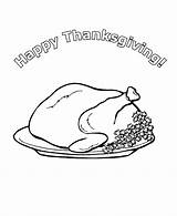 Coloring Thanksgiving Feast sketch template