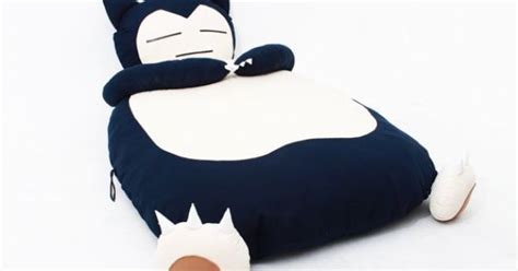 you can now own a snorlax bed geek cave pinterest snorlax bed pokémon and stuffing