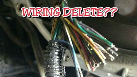 removing unneeded wiring   cummins youtube