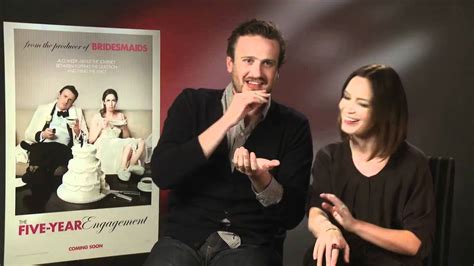 jason segel and emily blunt interview the five year engagement empire magazine youtube