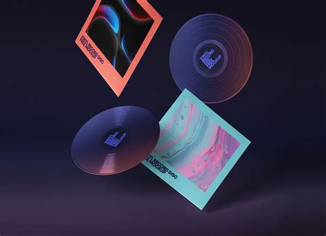 awesome vinyl record mockup vk stred mockup