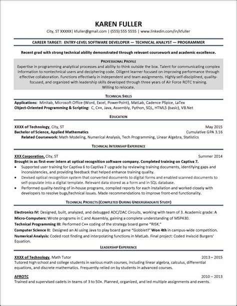 student resume examples distinctive career services