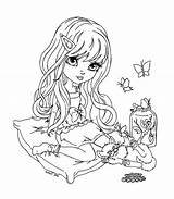 Coloring Pages Dragonne Jade Fairy Choose Board sketch template