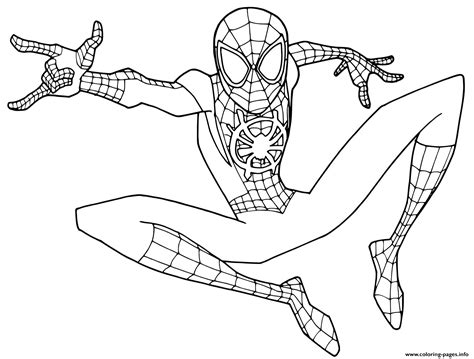 print young spider man coloring pages spider coloring page spiderman