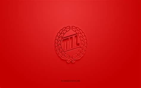 wallpapers tromso il creative  logo red background eliteserien  emblem