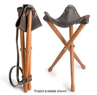lee valley campaign stool hardware leather craft