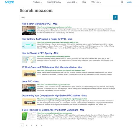 website search bars