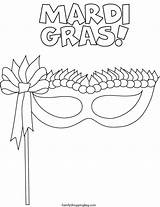 Gras Mardi Coloring Pages Color Mask Printable Masks Print Occasions Holidays Special Printables Visit sketch template