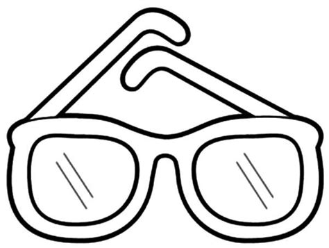 sunglasses coloring pages