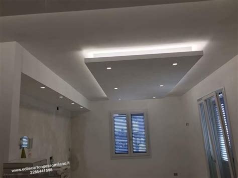 Il controsoffitto in cartongesso per un'illuminazione unica! EDILE CARTONGESSO MILANO Controsoffitti | Living room decor colors
