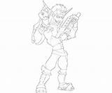 Weapon Jak Coloring Pages sketch template
