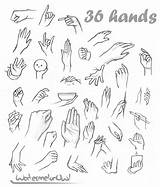 Hands Anime Hand Drawing Drawings Deviantart Draw Shapes Base Easy Basic Girl Sketches Palm Reference Poses Cool Clipart References Feet sketch template