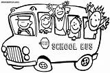Bus School Coloring Pages Schoolbus Print Colorings sketch template