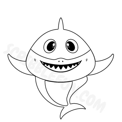 baby shark  coloring