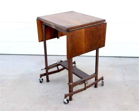 reserved  lo typewriter table vintage wood typing table etsy