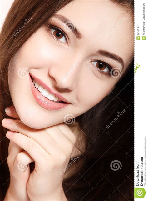 teen girl beauty face stock image image of hair human 34305181