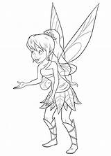 Tinkerbell Fata Hada Colorkid sketch template
