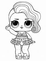 Lol Surprise Coloring Doll Pages Printable Kids Color Print Sheet sketch template