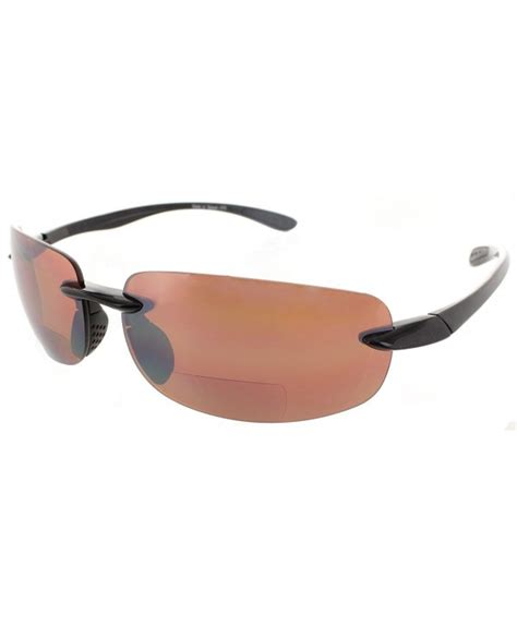Bifocal Sunglasses Rimless Readers Lightweight Non Polarized Black
