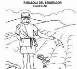 Sembrador Parabola Parábola Cristianas sketch template