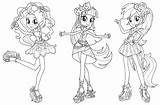 Equestria Pages Coloring Pony Little Rainbow Girl Girls Dash Getcolorings Rain Printable sketch template