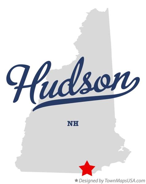 map  hudson nh  hampshire