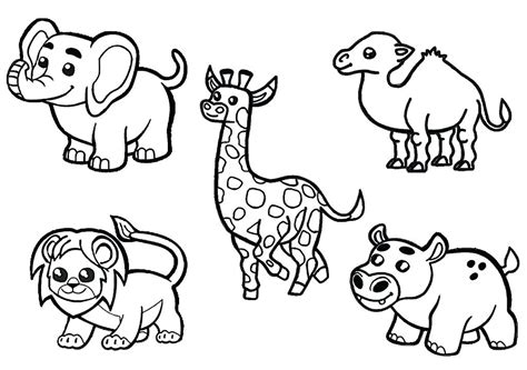 african safari coloring pages  getcoloringscom  printable