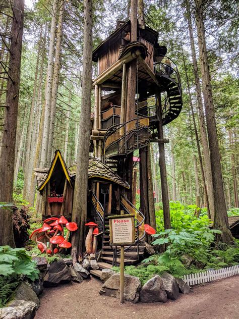 enchanted forest revelstoke bc    visiting