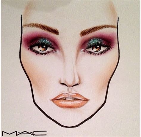 17 Best Images About Make Up Face Charts On Pinterest