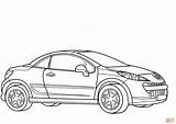 Peugeot Voiture Ausmalbild sketch template