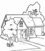 Coloring Pages House Victorian Getdrawings sketch template