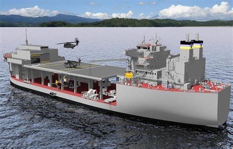 navy awards general dynamics contract  mobile landing platform variant