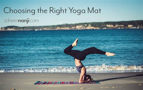 Choosing The Right Yoga Mat