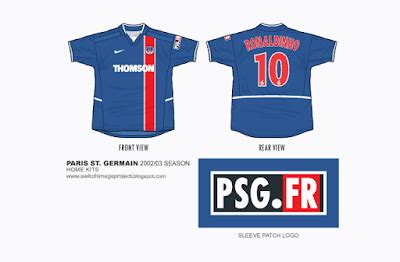 football teams shirt  kits fan wop paris stgermain   home kits