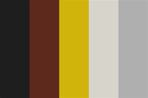 Grey Brown Yellow Color Palette