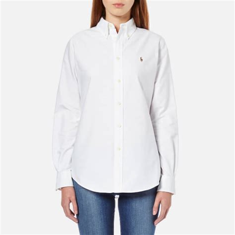 Polo Ralph Lauren Womens Harper Shirt White Free Uk Delivery Over £50