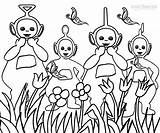 Teletubbies Coloring Pages Po Sheets Drawing Color Kids Printable Cool2bkids Print Getcolorings Getdrawings sketch template