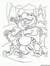 Sid Dinosaurs Dawn Gelo Colorear Educador Idade Glaciale Dinosaurier Colorkid Dinosauri Erzieher Despertar Dinossauros Dinosaurios sketch template