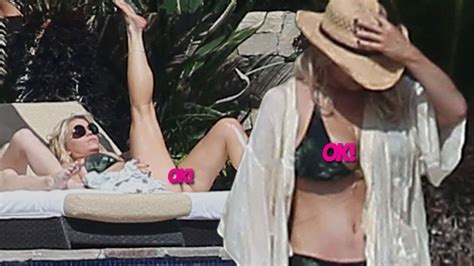 Jessica Simpson Has Near Wardrobe Malfunction In Bikini On