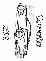 Pages Corvette Coloring Printable sketch template