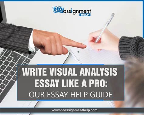 write visual analysis essay   pro  essay  guide