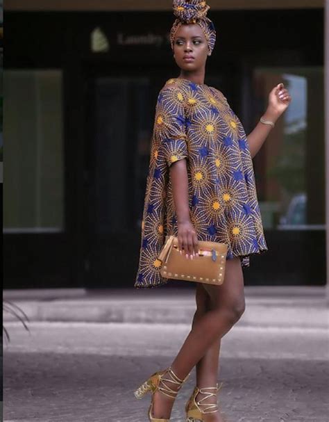 african print mini dress with free headwrap ankara african etsy