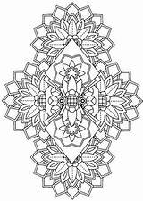 Mandala Adults sketch template